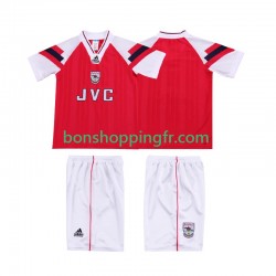 Maillot Rétro Domicile Arsenal 1992 1994 Manches Courtes Jeune Enfant(+shorts)