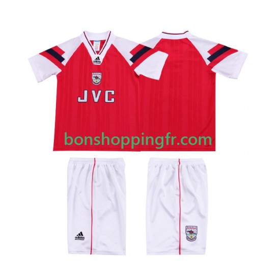 Maillot Rétro Domicile Arsenal 1992 1994 Manches Courtes Jeune Enfant(+shorts) Maillot Rétro Domicile Arsenal 1992 1994 Manches Courtes Jeune Enfant(+shorts)