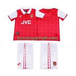 Maillot Rétro Domicile Arsenal 1994 1996 Manches Courtes Jeune Enfant(+shorts)
