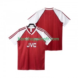 Maillot Rétro Domicile Arsenal 1988 1990 Manches Courtes Homme