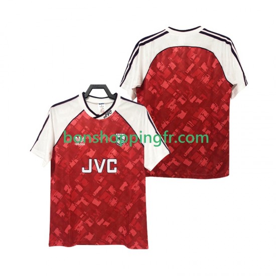 Maillot Rétro Domicile Arsenal 1990 1992 Manches Courtes Homme Maillot Rétro Domicile Arsenal 1990 1992 Manches Courtes Homme