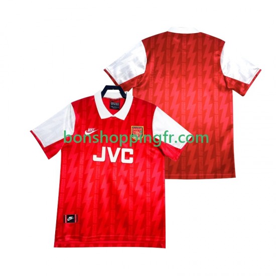 Maillot Rétro Domicile Arsenal 1993 1994 Manches Courtes Homme Maillot Rétro Domicile Arsenal 1993 1994 Manches Courtes Homme