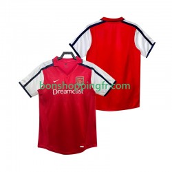 Maillot Rétro Domicile Arsenal 2001 2002 Manches Courtes Homme