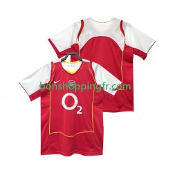 Maillot Rétro Domicile Arsenal 2004 2005 Manches Courtes Homme