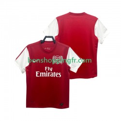 Maillot Rétro Domicile Arsenal 2011 2012 Manches Courtes Homme