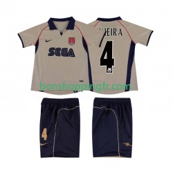 Maillot Rétro Extérieur Arsenal VIEIRA 4 2001 2002 Manches Courtes Jeune Enfant(+shorts)