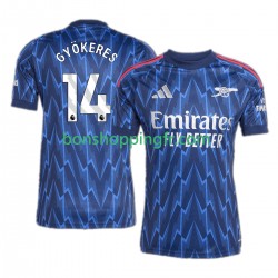Maillot Extérieur Arsenal Viktor Gyokeres 14 2025-2026 Manches Courtes Homme