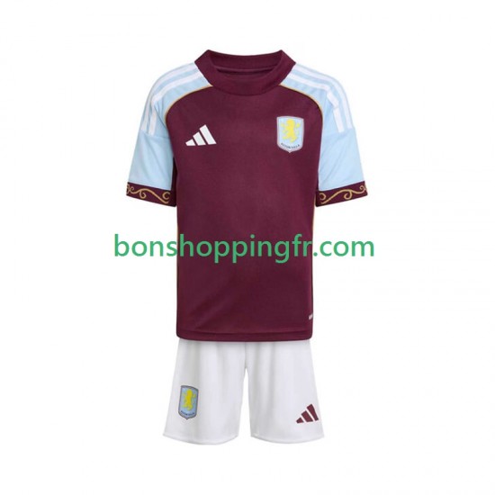 Maillot Domicile Aston Villa 2025-2026 Manches Courtes Jeune Enfant(+shorts) Maillot Domicile Aston Villa 2025-2026 Manches Courtes Jeune Enfant(+shorts)