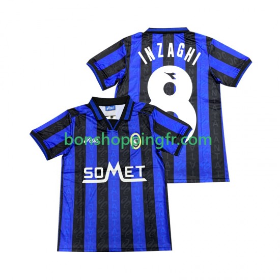 Maillot Domicile Atalanta INZAGHI 8 1996 1997 Manches Courtes Homme Maillot Domicile Atalanta INZAGHI 8 1996 1997 Manches Courtes Homme