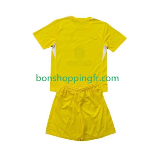 Maillot Domicile Atlético Madrid Gardien 2025-2026 Manches Courtes Jeune Enfant(+shorts)