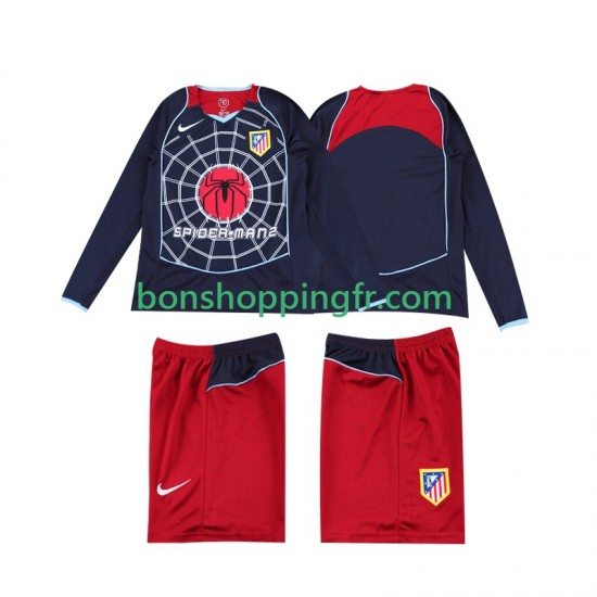 Maillot Rétro Extérieur Atlético Madrid 2004 2005 Manches Longues Jeune Enfant(+shorts) Maillot Rétro Extérieur Atlético Madrid 2004 2005 Manches Longues Jeune Enfant(+shorts)