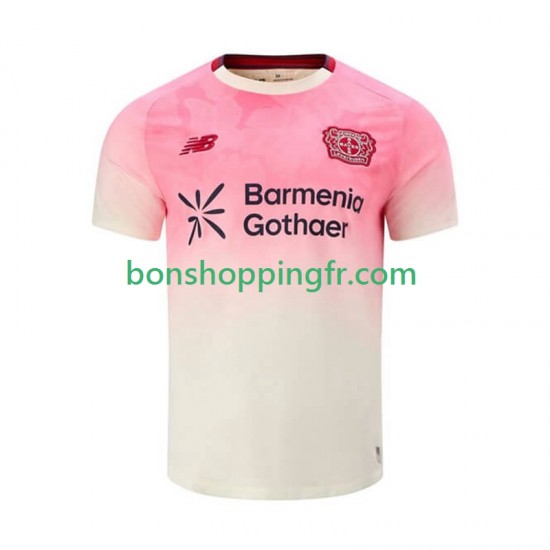 Maillot Extérieur Bayer 04 Leverkusen 2025-2026 Manches Courtes Homme