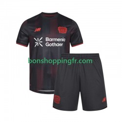 Maillot Domicile Bayer 04 Leverkusen 2025-2026 Manches Courtes Jeune Enfant(+shorts)