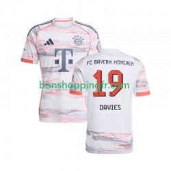 Maillot Extérieur Bayern Munich Alphonso Davies 19 2025-2026 Manches Courtes Homme