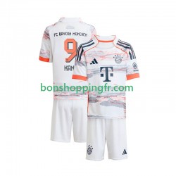 Maillot Extérieur Bayern Munich Harry Kane 9 2025-2026 Manches Courtes Jeune Enfant(+shorts)