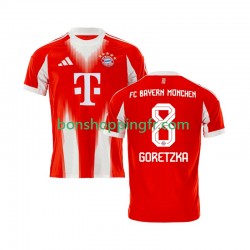 Maillot Domicile Bayern Munich Leon Goretzka 8 2025-2026 Manches Courtes Homme