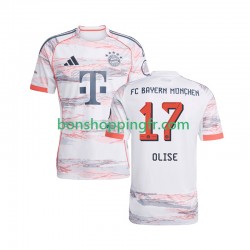 Maillot Extérieur Bayern Munich Michael Olise 17 2025-2026 Manches Courtes Homme