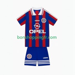 Maillot Rétro Domicile Bayern Munich 1995 1997 Manches Courtes Jeune Enfant(+shorts)