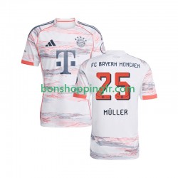 Maillot Extérieur Bayern Munich Thomas Muller 25 2025-2026 Manches Courtes Homme