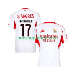 Maillot Extérieur Benfica Kerem Akturkoglu 17 2025-2026 Manches Courtes Homme