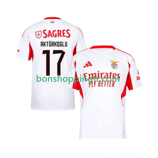 Maillot Extérieur Benfica Kerem Akturkoglu 17 2025-2026 Manches Courtes Homme Maillot Extérieur Benfica Kerem Akturkoglu 17 2025-2026 Manches Courtes Homme