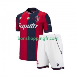 Maillot Domicile Bologna 2025-2026 Manches Courtes Jeune Enfant(+shorts)