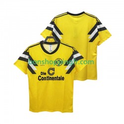 Maillot Rétro Domicile Borussia Dortmund DFB-POKAL 1989 Manches Courtes Homme