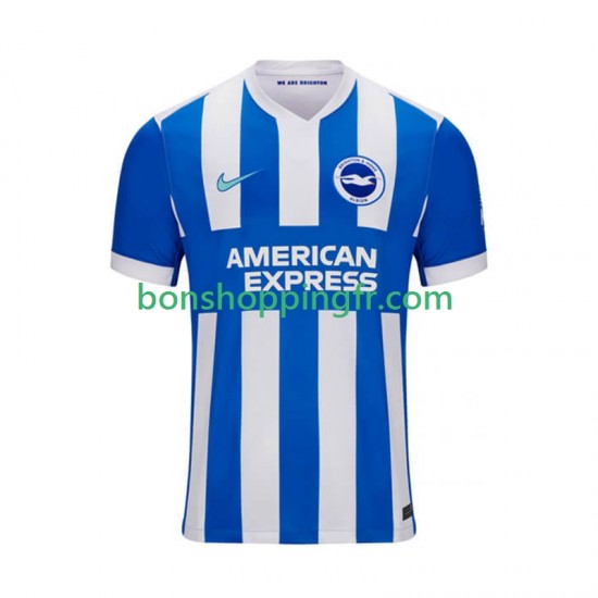 Maillot Domicile Brighton Hove Albion 2025-2026 Manches Courtes Homme Maillot Domicile Brighton Hove Albion 2025-2026 Manches Courtes Homme