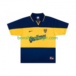 Maillot Rétro Domicile CA Boca Juniors 1999 2000 Manches Courtes Homme