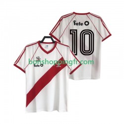 Maillot Rétro Domicile CA River Plate 10 1986 Manches Courtes Homme