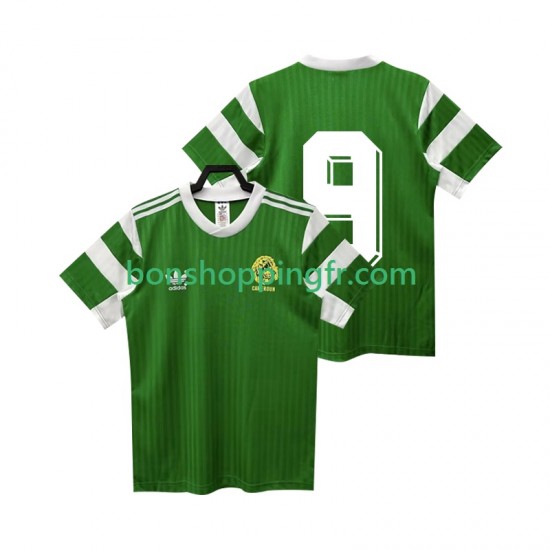 Maillot Rétro Domicile Cameroun 9 1990 Manches Courtes Homme Maillot Rétro Domicile Cameroun 9 1990 Manches Courtes Homme