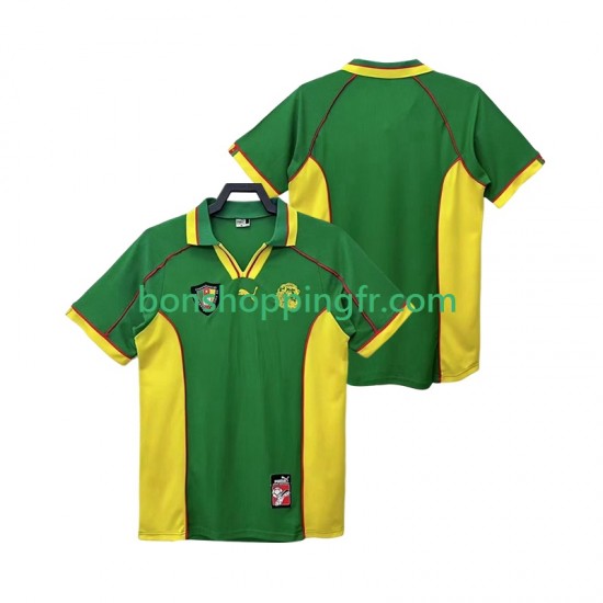 Maillot Rétro Domicile Cameroun 1998 Manches Courtes Homme