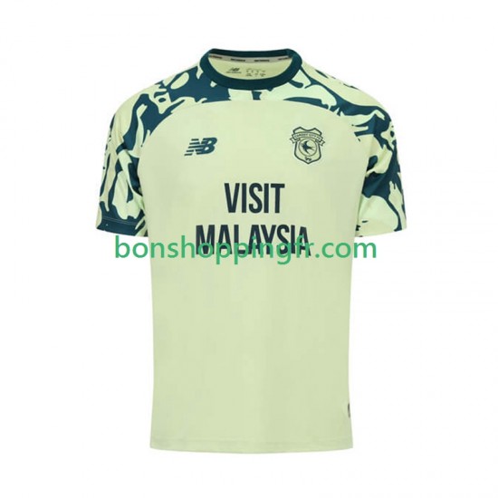 Maillot Extérieur Cardiff City 2025-2026 Manches Courtes Homme