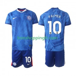 Maillot Domicile Chelsea Cole Palmer 10 2025-2026 Manches Courtes Jeune Enfant(+shorts)