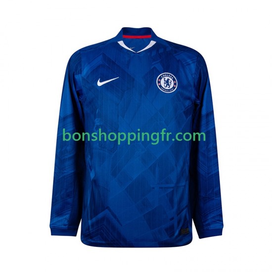 Maillot Domicile Chelsea 2025-2026 Manches Longues Homme Maillot Domicile Chelsea 2025-2026 Manches Longues Homme