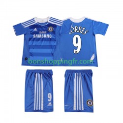 Maillot Rétro Domicile Chelsea Torres 9 2011 2012 Manches Courtes Jeune Enfant(+shorts)