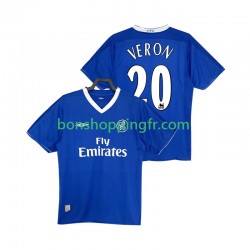 Maillot Rétro Domicile Chelsea VERON 20 2003 2005 Manches Courtes Homme