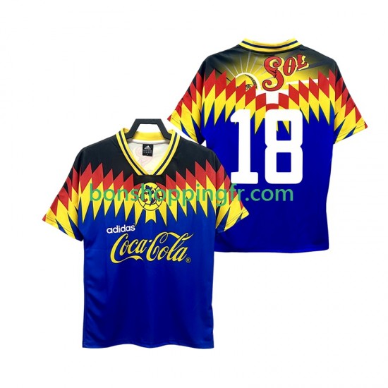 Maillot Rétro Extérieur Club América 18 1995 Manches Courtes Homme