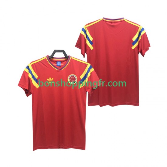 Maillot Rétro Extérieur Colombie 1990 Manches Courtes Homme Maillot Rétro Extérieur Colombie 1990 Manches Courtes Homme