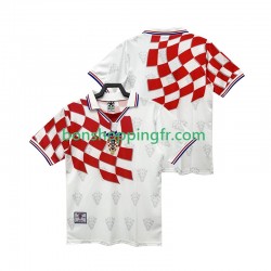 Maillot Rétro Domicile Croatie 1998 Manches Courtes Homme