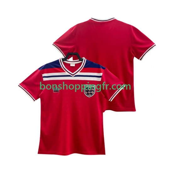 Maillot Rétro Extérieur Angleterre 1982 Manches Courtes Homme