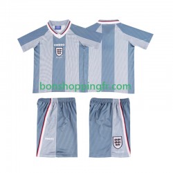Maillot Rétro Extérieur Angleterre 1996 Manches Courtes Jeune Enfant(+shorts)