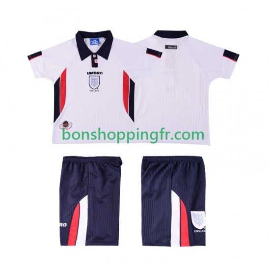 Maillot Rétro Domicile Angleterre 1998 Manches Courtes Jeune Enfant(+shorts) Maillot Rétro Domicile Angleterre 1998 Manches Courtes Jeune Enfant(+shorts)