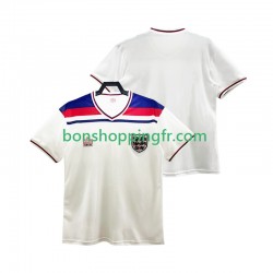 Maillot Rétro Domicile Angleterre 1982 Manches Courtes Homme