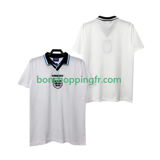 Maillot Rétro Domicile Angleterre 1996 Manches Courtes Homme Maillot Rétro Domicile Angleterre 1996 Manches Courtes Homme