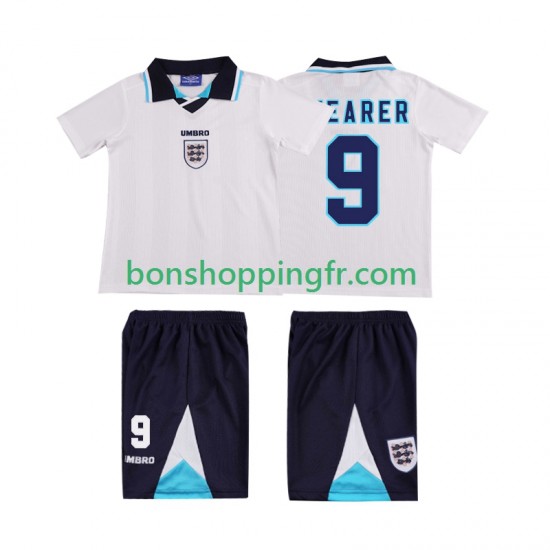 Maillot Rétro Domicile Angleterre SHEARER 9 1996 Manches Courtes Jeune Enfant(+shorts) Maillot Rétro Domicile Angleterre SHEARER 9 1996 Manches Courtes Jeune Enfant(+shorts)