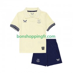 Maillot Extérieur Everton 2025-2026 Manches Courtes Jeune Enfant(+shorts)