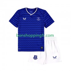 Maillot Domicile Everton 2025-2026 Manches Courtes Jeune Enfant(+shorts)