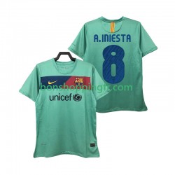 Maillot Rétro Extérieur FC Barcelone A INIESTA 8 2010 2011 Manches Courtes Homme