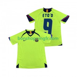 Maillot Rétro Extérieur FC Barcelone ETOO 9 2005 2006 Manches Courtes Homme